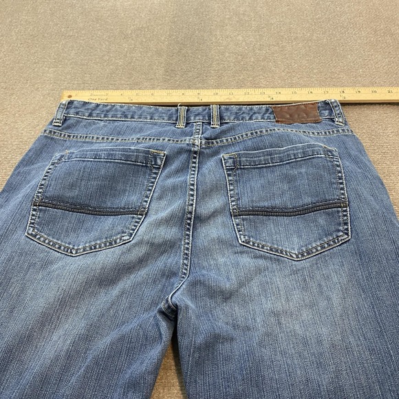 Tommy Bahama Jeans Mens 35x30 Blue Standard Straight Leg Denim Rayon Blend - Picture 7 of 12